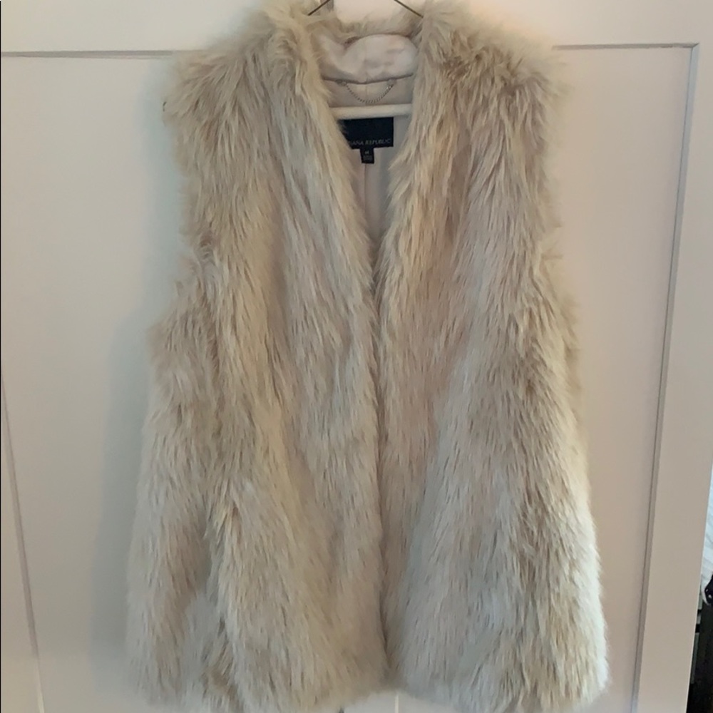 Faux fur vest